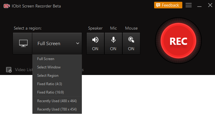 IObit Screen Recorder