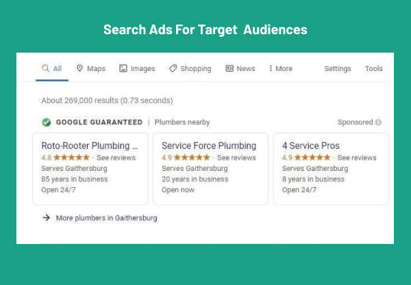 Search Ads For Target Audiences