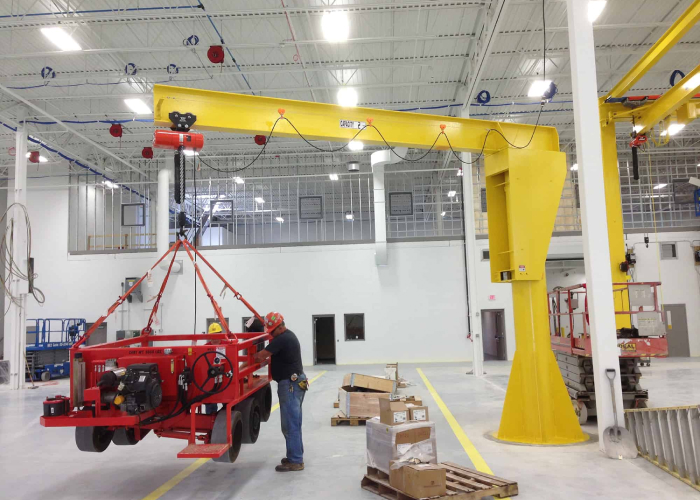 Different types of jib cranes