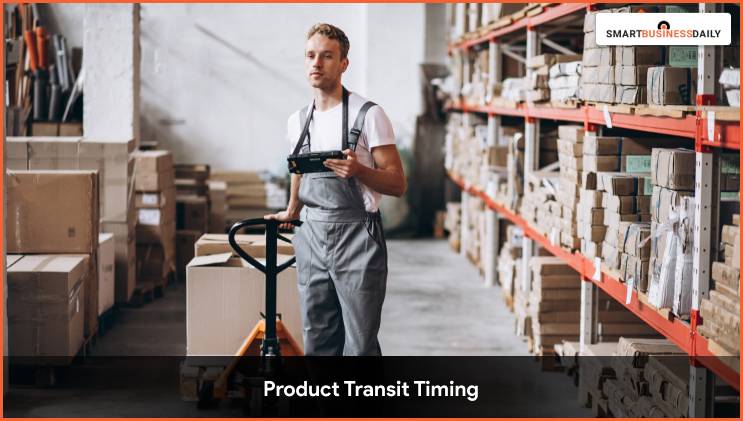 Product Transit Timing