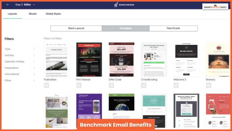 Benchmark Email Benefits 