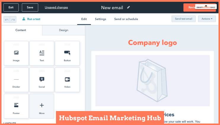Hubspot Email Marketing Hub