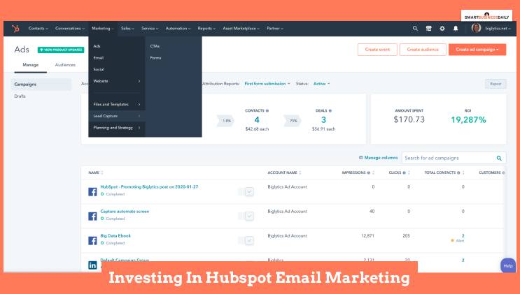 Investing In Hubspot Email Marketing
