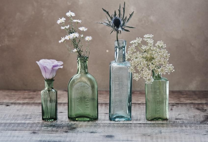 2. Turn The Bottle Into A Beautiful Vase
