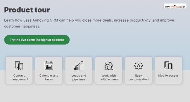 Features Of Less Annoying CRM Why Should You Use It
