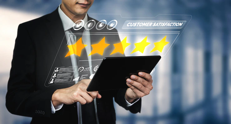 Customer review satisfaction