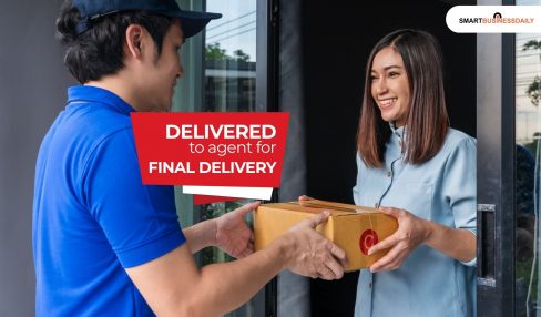 delivered to agent for final delivery
