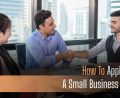 how to apply for a small business loan