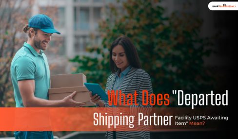Departed Shipping Partner Facility USPS Awaiting Item
