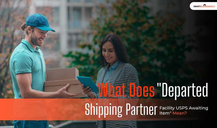 Departed Shipping Partner Facility USPS Awaiting Item