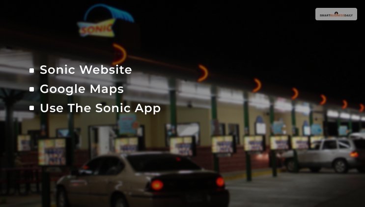 Find Sonic Store Near Me
