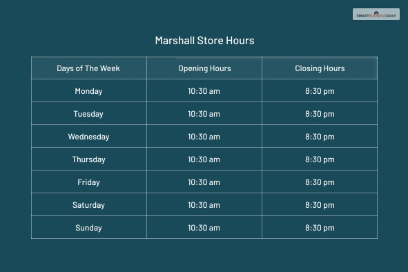 Marshall Store Hours 