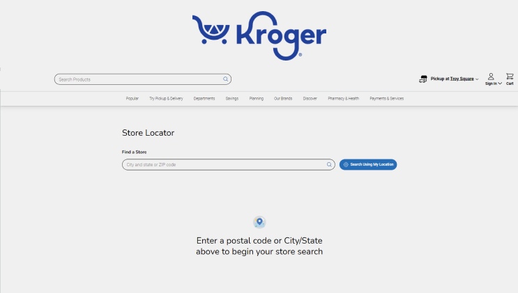 Kroger Thanksgiving location