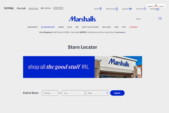 Marshalls Locations