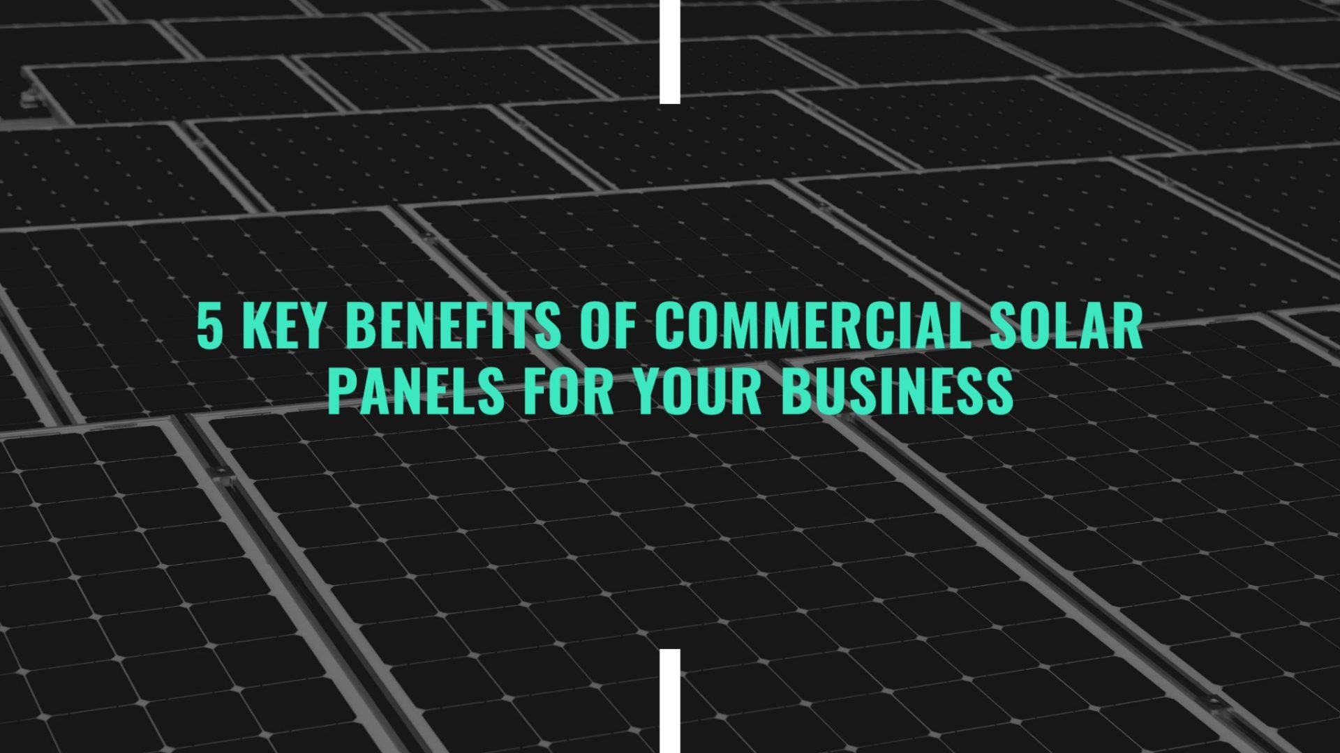 5 Key Benefits of Commercial Solar Panels for Your Business