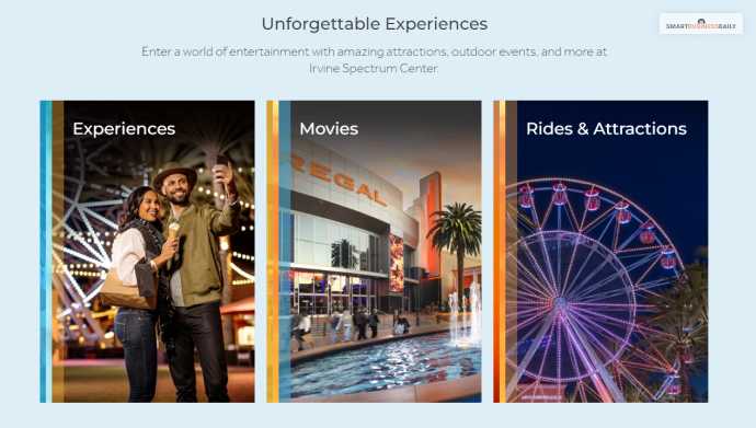 Attractions And Amenities At Irvine Spectrum Center