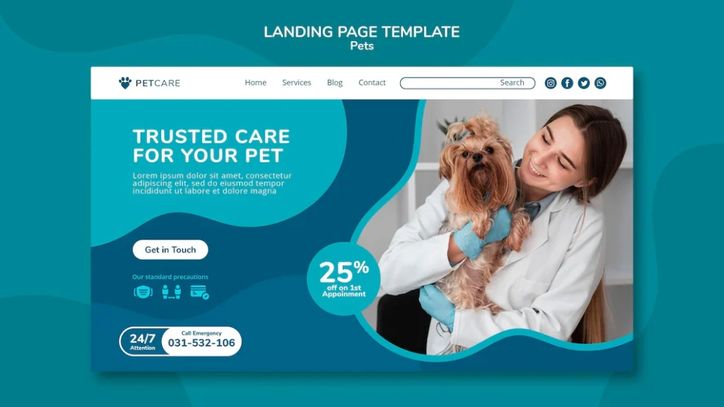 Features For Veterinary Websites