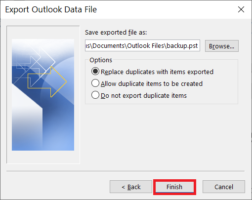 hCheck the option – Replace duplicate with items imported