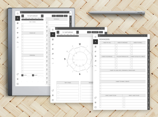 reMarkable Daily Planner Template
