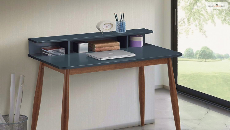 Roundhill Furniture Roskilde Wood Desk