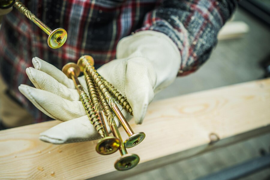 Woodwork With Stainless Steel General Application Wood Screws