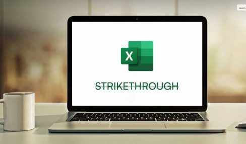 excel strikethrough