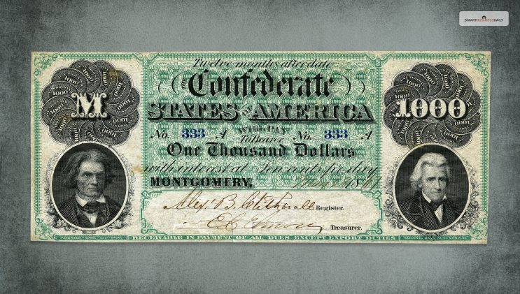 Confederate Dollar Bills 