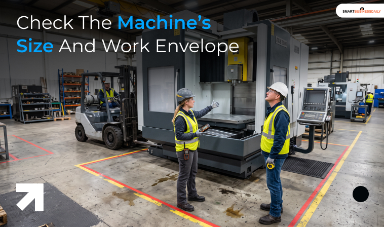 Check The Machine’s Size And Work Envelope