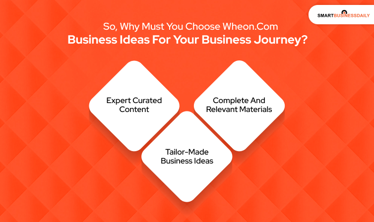 So, why must you choose Wheon.com Business Ideas for Your Business Journey