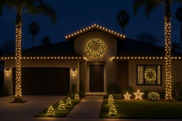 Christmas light installation company in Los Angeles