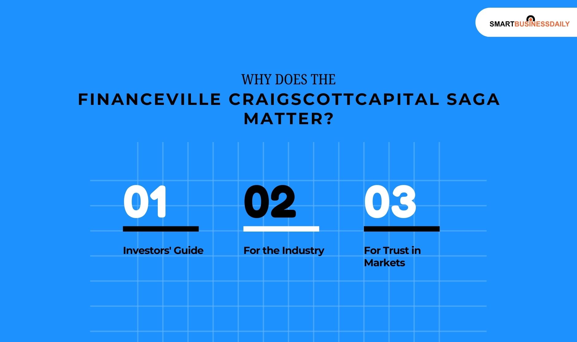 Why Does The Financeville Craigscottcapital Saga Matter