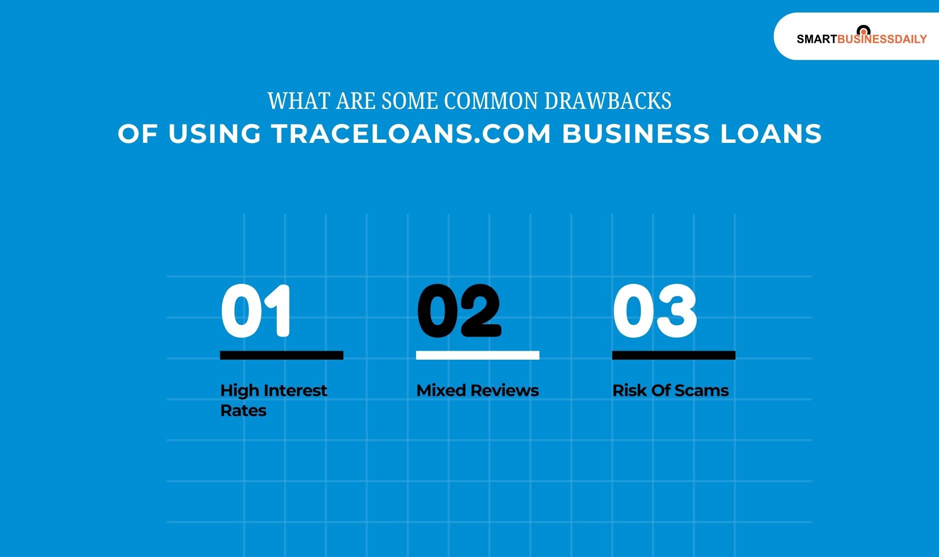What Are Some Common Drawbacks Of Using Traceloans.com Business Loans