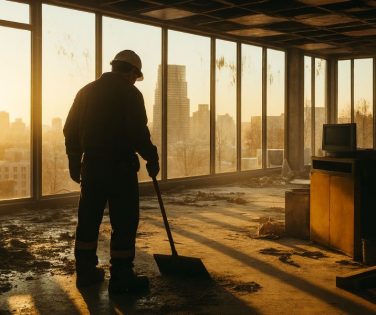 Post construction cleaning