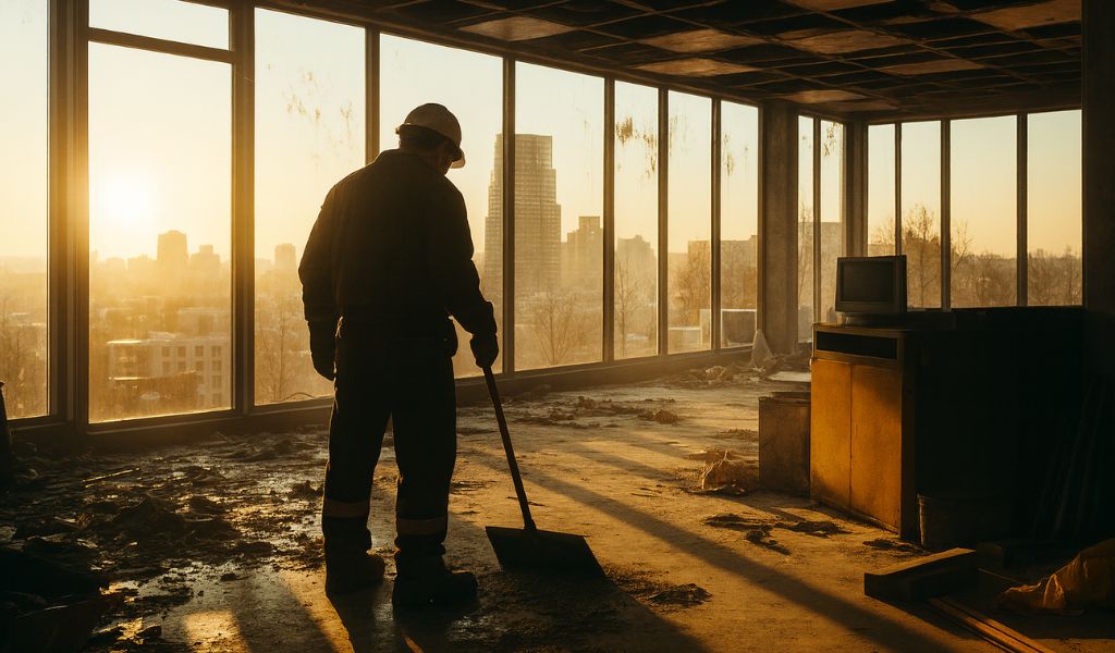 Post construction cleaning