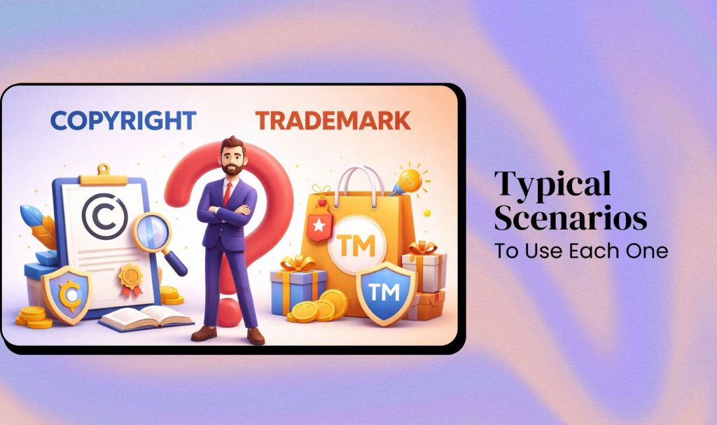 Copyright Vs Trademark Typical Scenarios