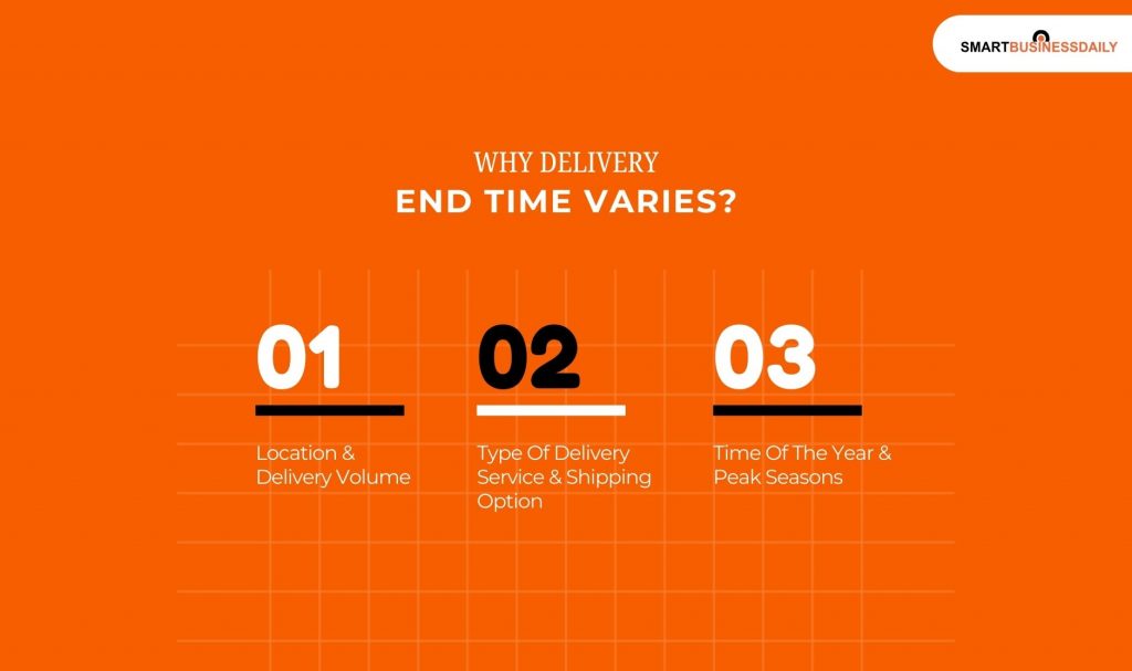 Why Delivery End Time Varies
