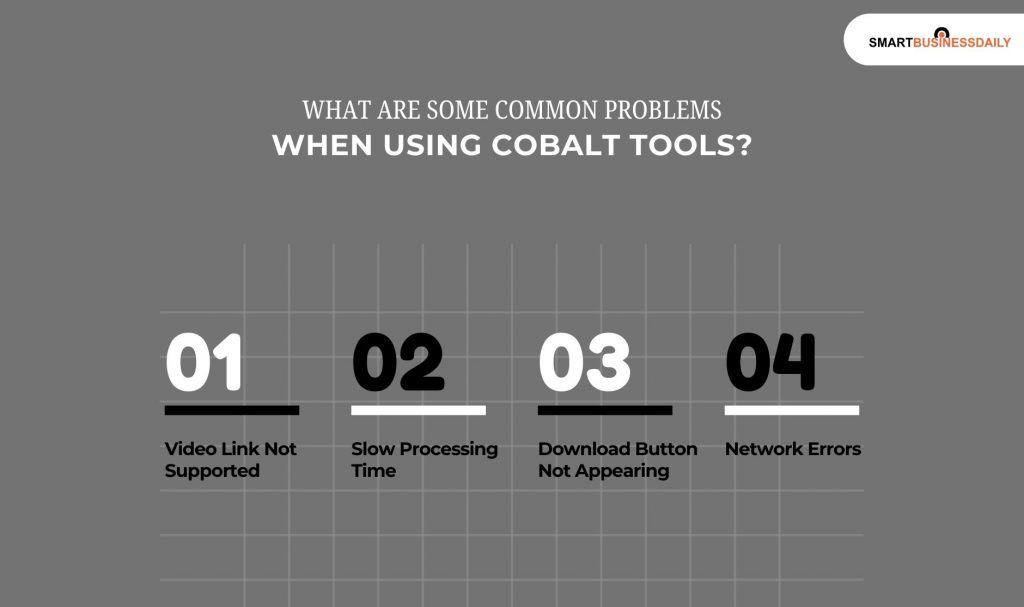 What Are Some Common Problems When Using Cobalt Tools