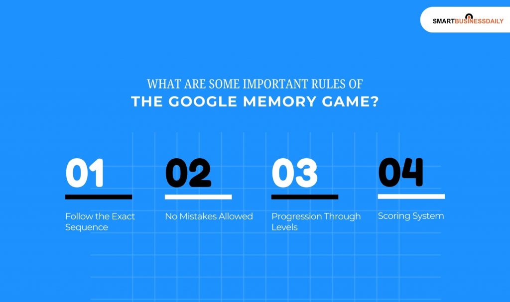 What Are Some Important Rules of the Google Memory Game