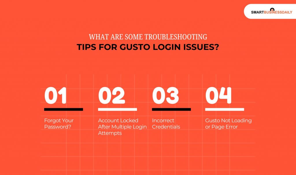 What Are Some Troubleshooting Tips For Gusto Login Issues 