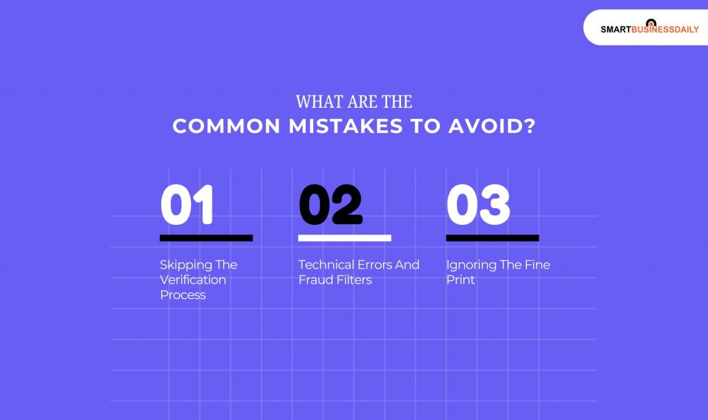 What Are The Common Mistakes To Avoid