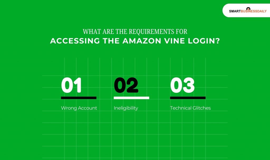 What Are The Requirements for accessing the Amazon Vine Login