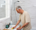 Bathroom water damage