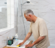 Bathroom water damage