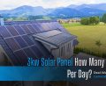3kW Solar Panel How Many Units Per Day