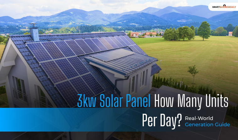 3kW Solar Panel How Many Units Per Day