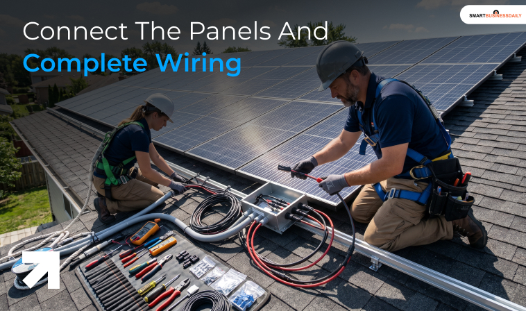 Connect The Panels And Complete Wiring
