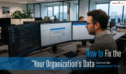 Your Organization's Data Cannot Be Pasted Here