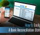 Bank Reconciliation Statement