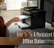 Printer offline