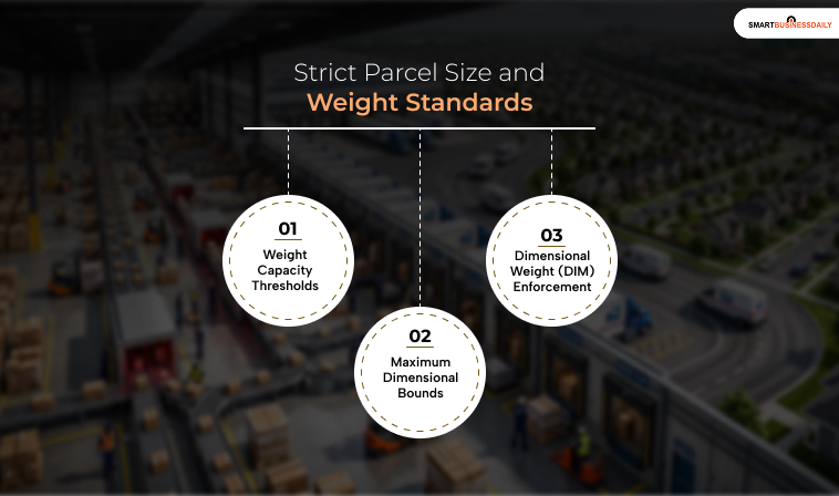 Strict Parcel Size and Weight Standards